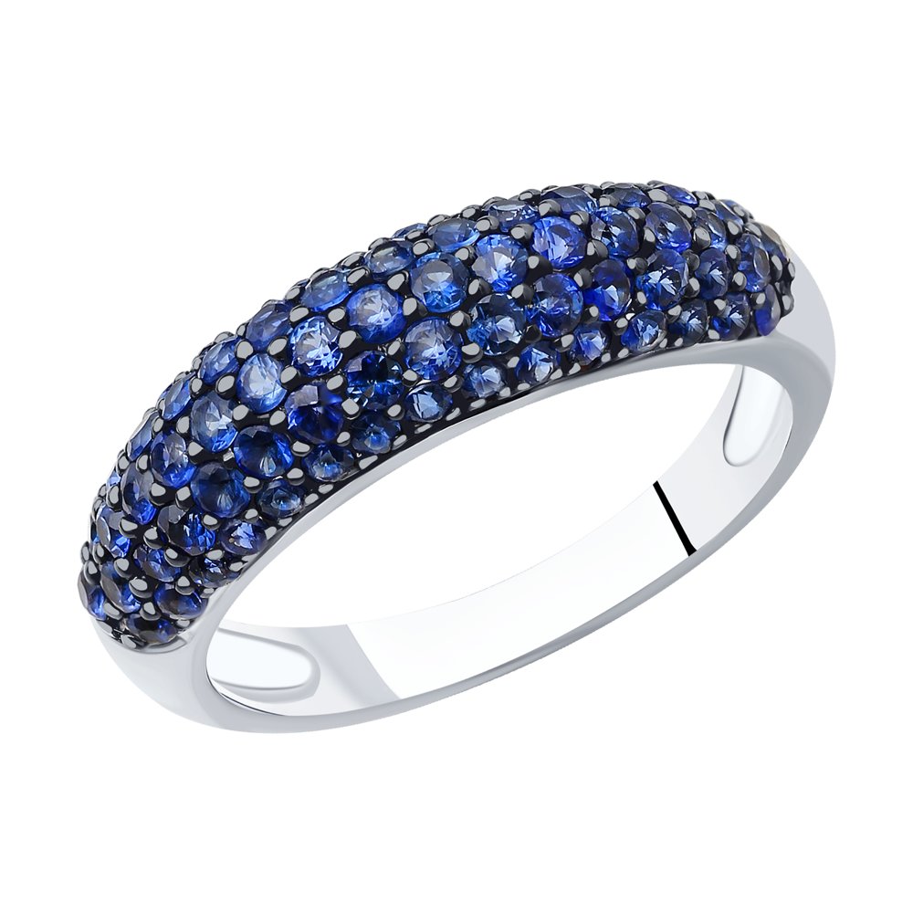 

Кольцо SOKOLOV Diamonds из белого золота с сапфирами