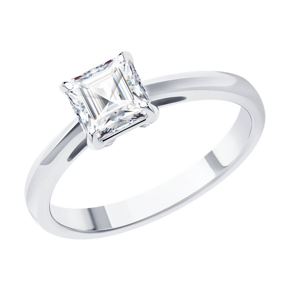 

Кольцо SOKOLOV Diamonds из белого золота с бриллиантом