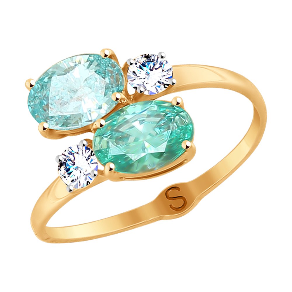 

Кольцо SOKOLOV из золота со Swarovski Zirconia