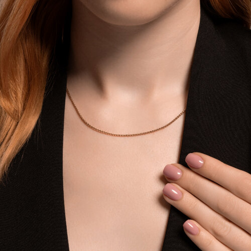 Цепь из золочёного серебра - фото 3