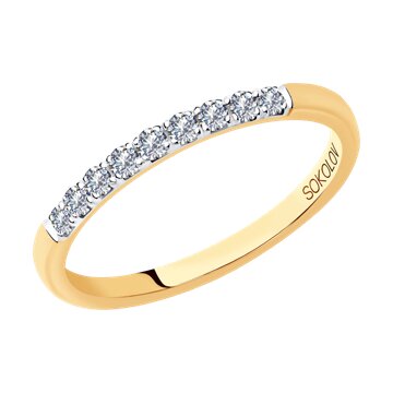 Кольцо SOKOLOV Diamonds из золота с бриллиантами