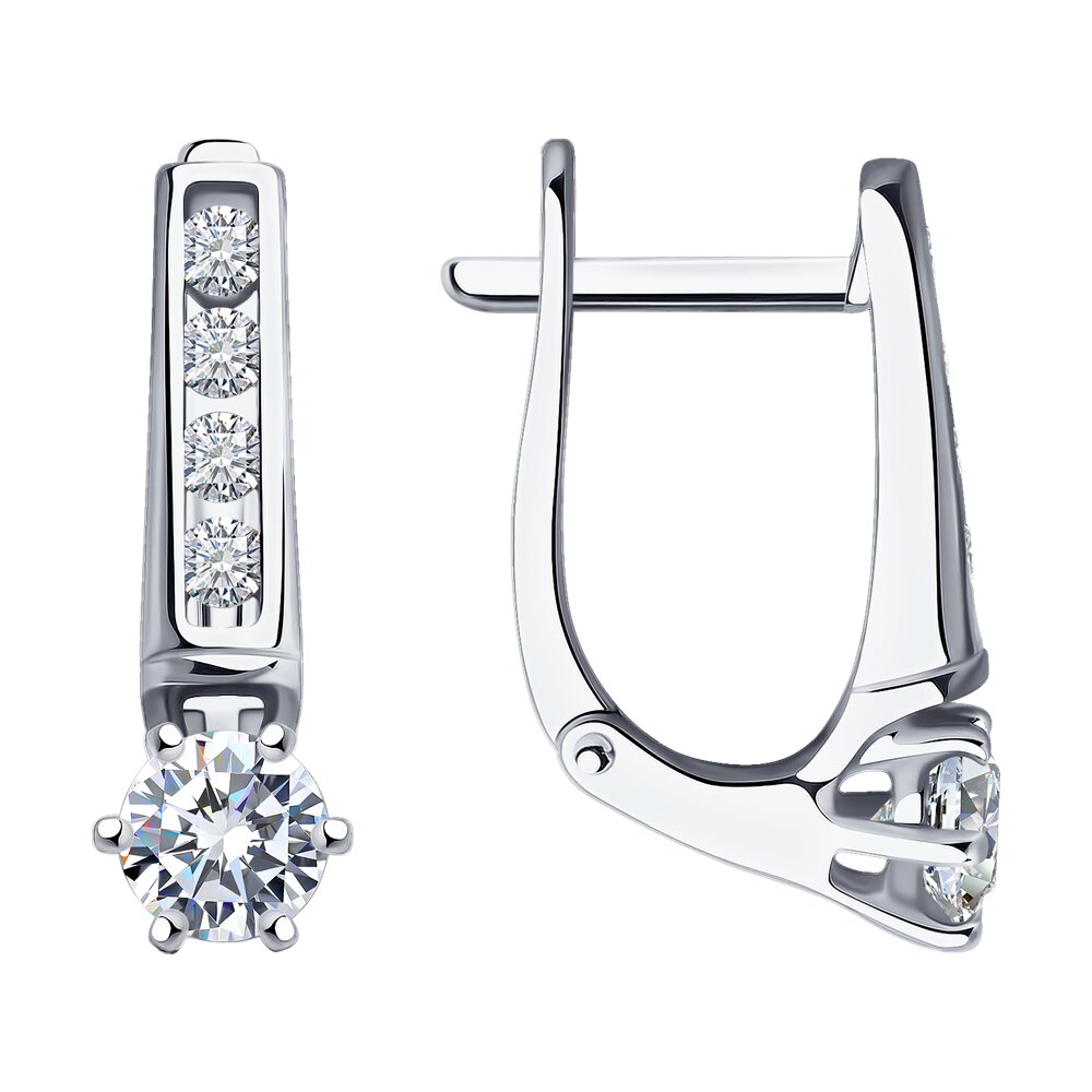 

Серьги SOKOLOV Diamonds из белого золота с бриллиантами