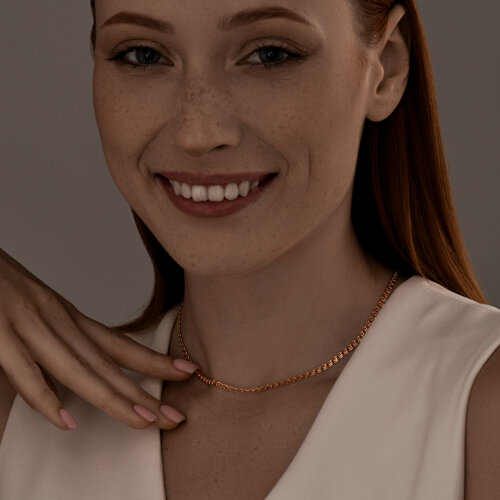 Цепь из золочёного серебра - фото 4