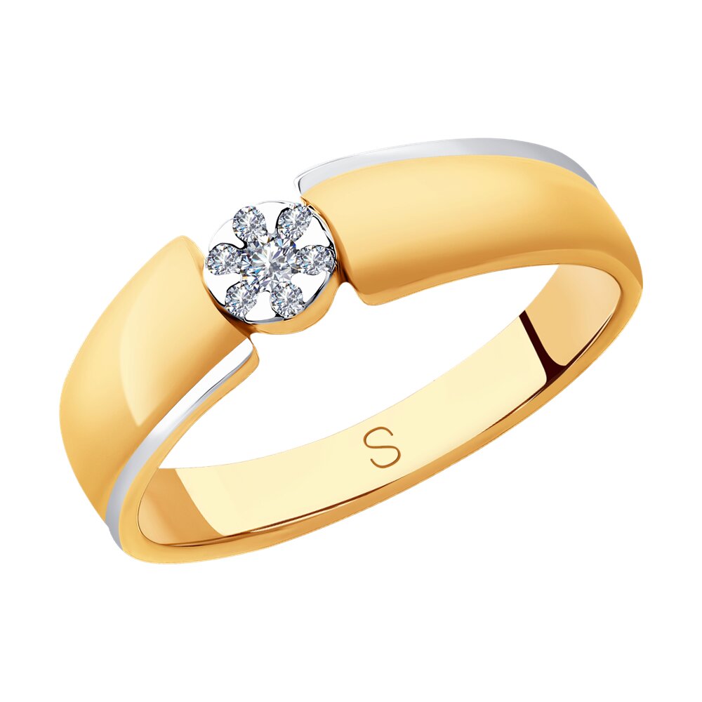 

Кольцо SOKOLOV Diamonds из золота с бриллиантами