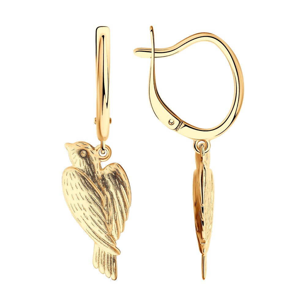 

Серьги SOKOLOV из золочёного серебра