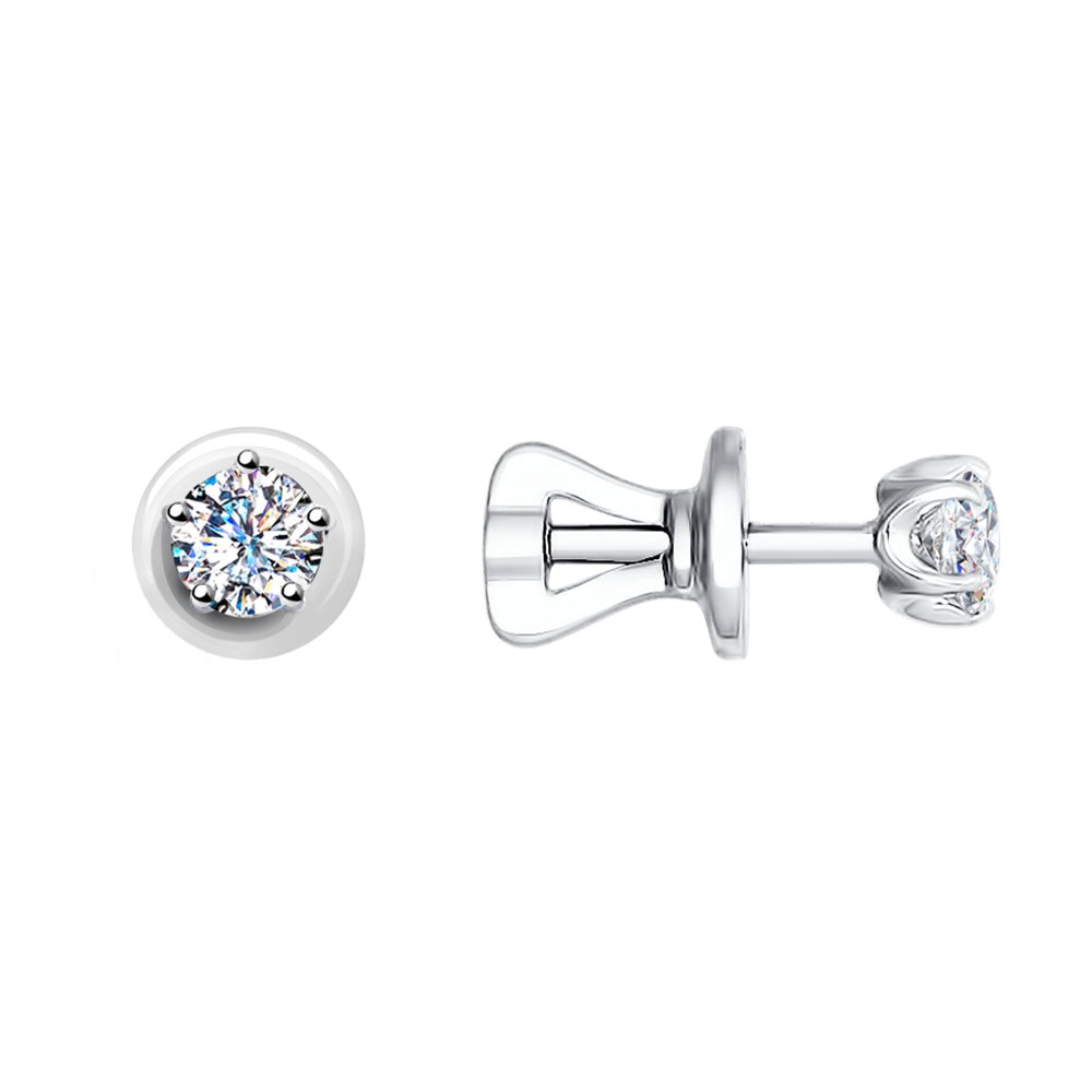 

Серьги SOKOLOV Diamonds из белого золота с бриллиантами