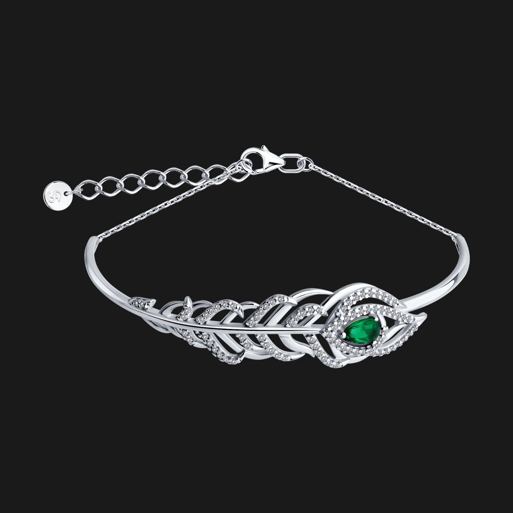 Браслет SOKOLOV из серебра с фианитами, фото 2