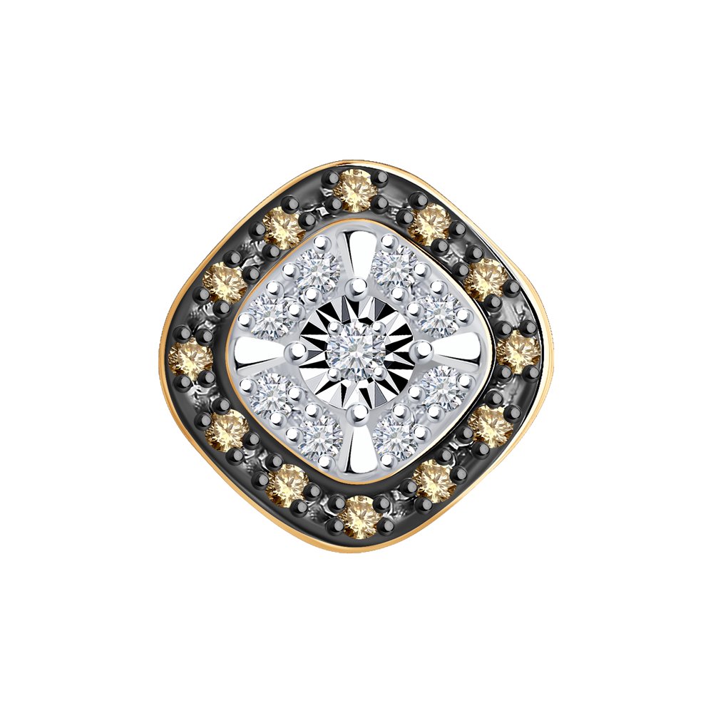 

Подвеска SOKOLOV Diamonds из комбинированного золота с бриллиантами
