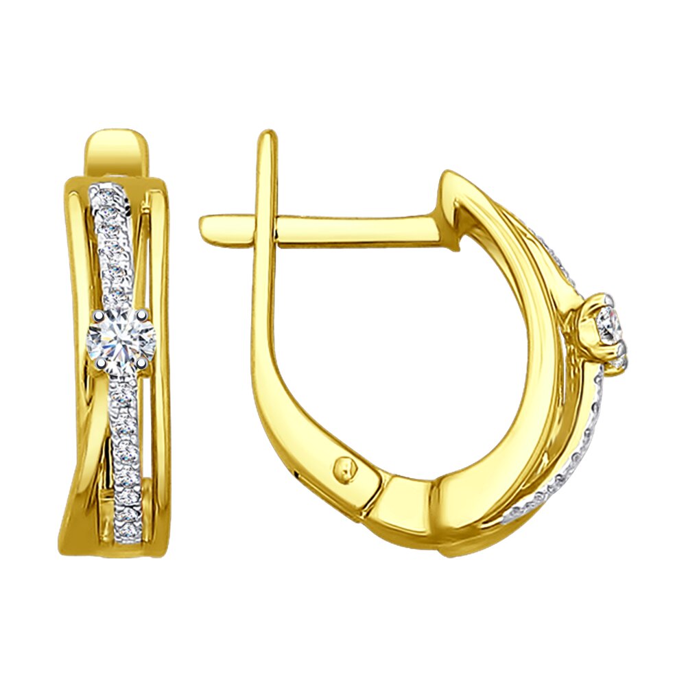 

Серьги SOKOLOV Diamonds из желтого золота с бриллиантами