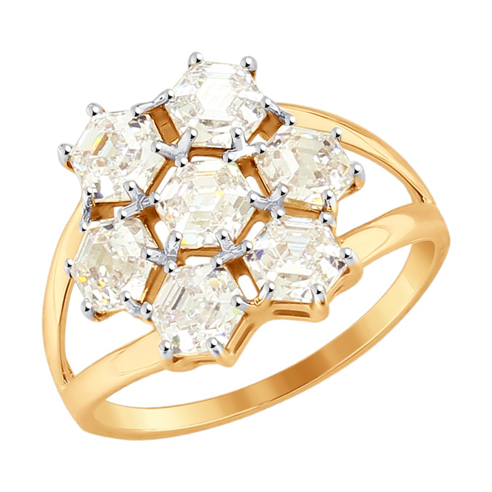 

Кольцо SOKOLOV из золота со Swarovski Zirconia
