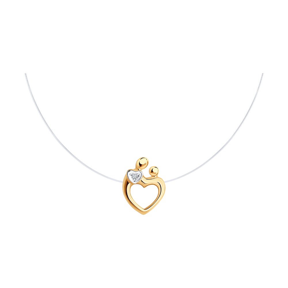 

Колье SOKOLOV Diamonds из золота с бриллиантом