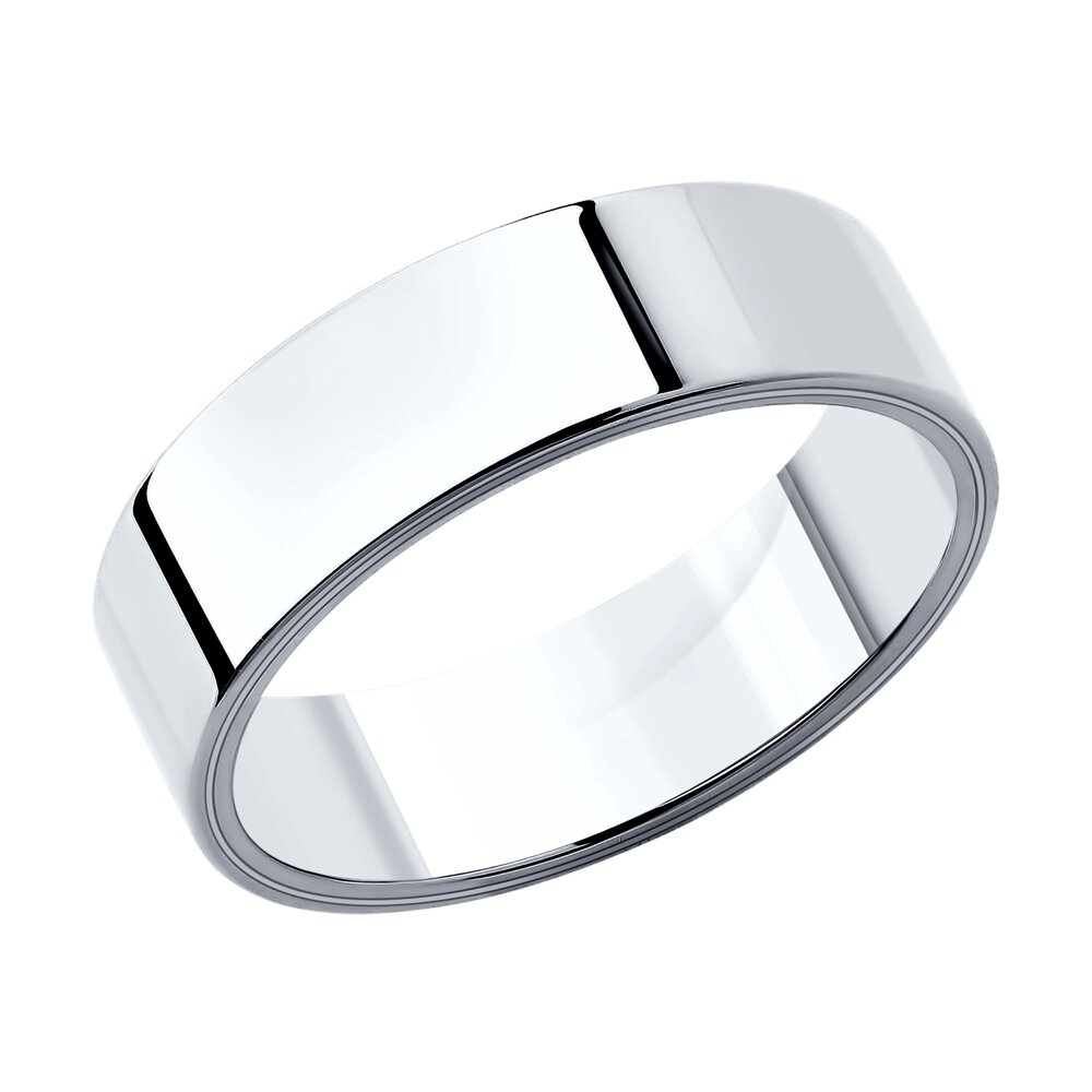 Обручальное кольцо SOKOLOV из белого золота, 3.7, золото, 110219  - купить