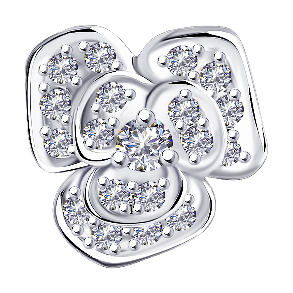 

Серьга SOKOLOV Diamonds из желтого золота с бриллиантами