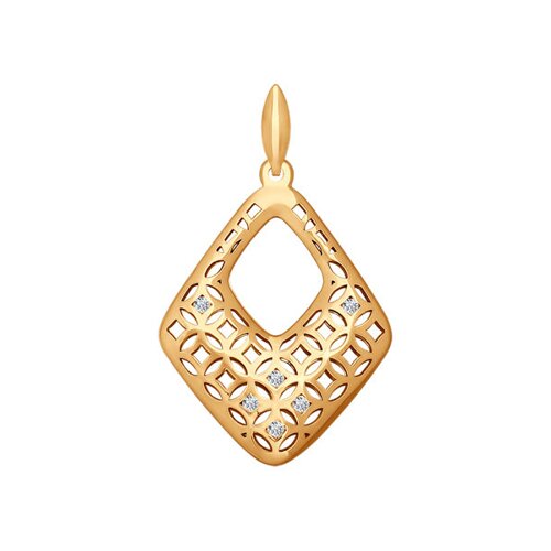 

Подвеска SOKOLOV из золота с фианитами