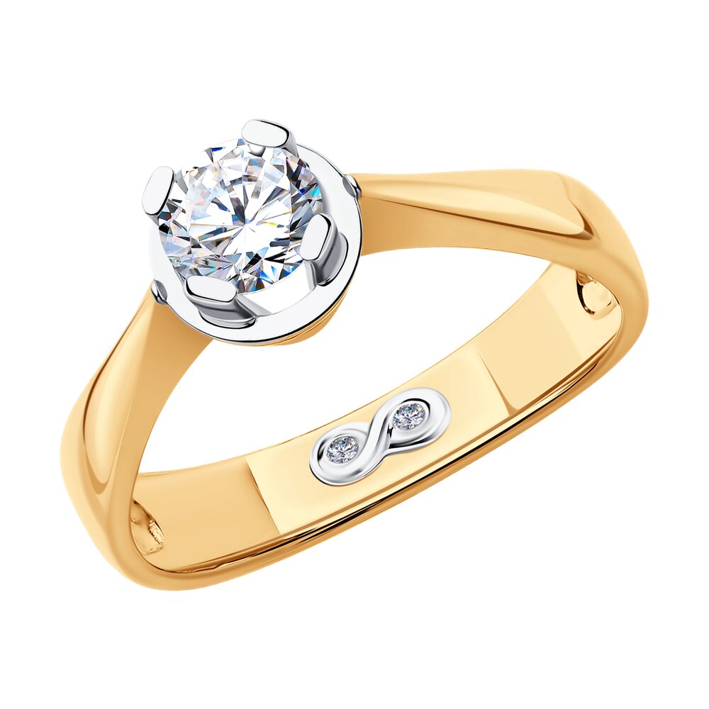 

Кольцо SOKOLOV Diamonds из комбинированного золота с бриллиантами