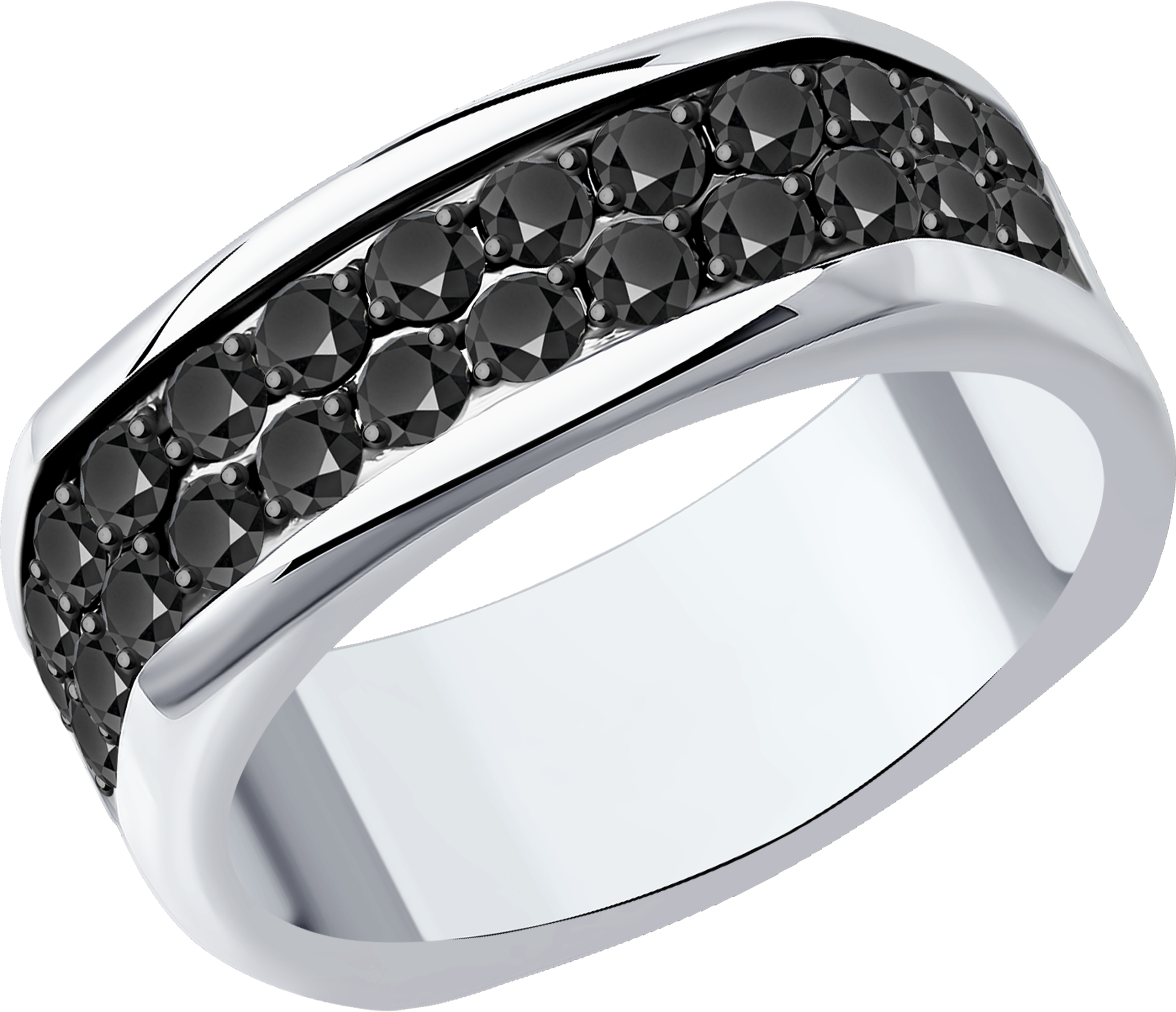 Кольцо SOKOLOV Diamonds из белого золота с бриллиантами