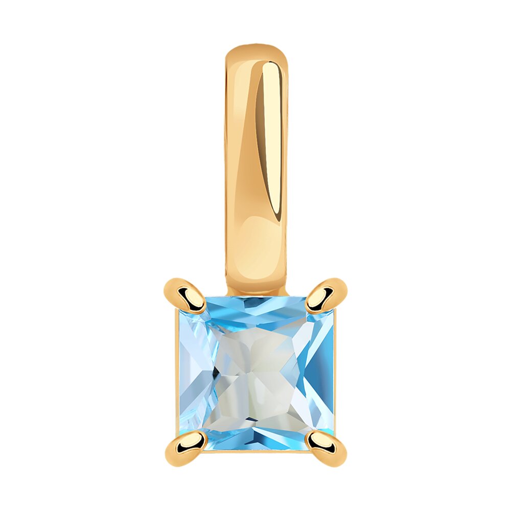 Подвеска SOKOLOV из золота с топазом 9900₽