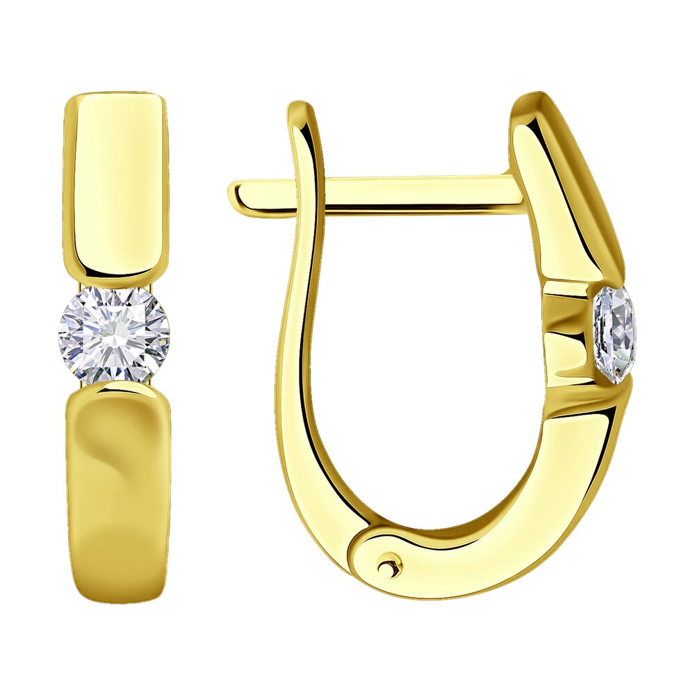 

Серьги SOKOLOV Diamonds из желтого золота с бриллиантами
