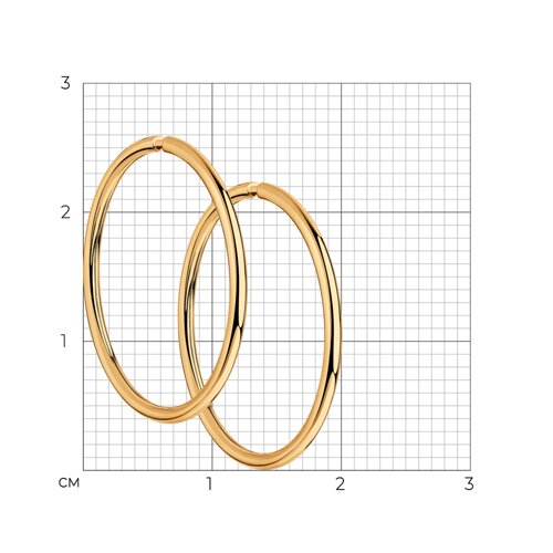 Серьги из золоченого серебра - фото 3