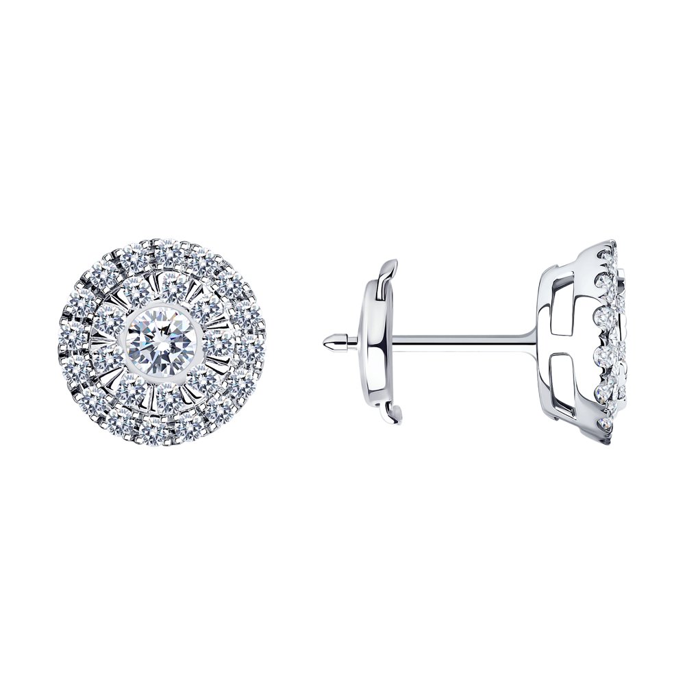 

Серьги SOKOLOV Diamonds из белого золота с бриллиантами