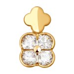 Подвеска из золота со Swarovski Zirconia