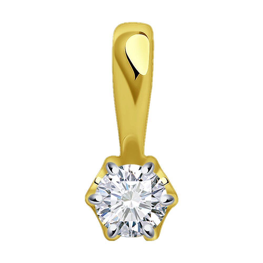 

Подвеска SOKOLOV Diamonds из желтого золота с бриллиантом