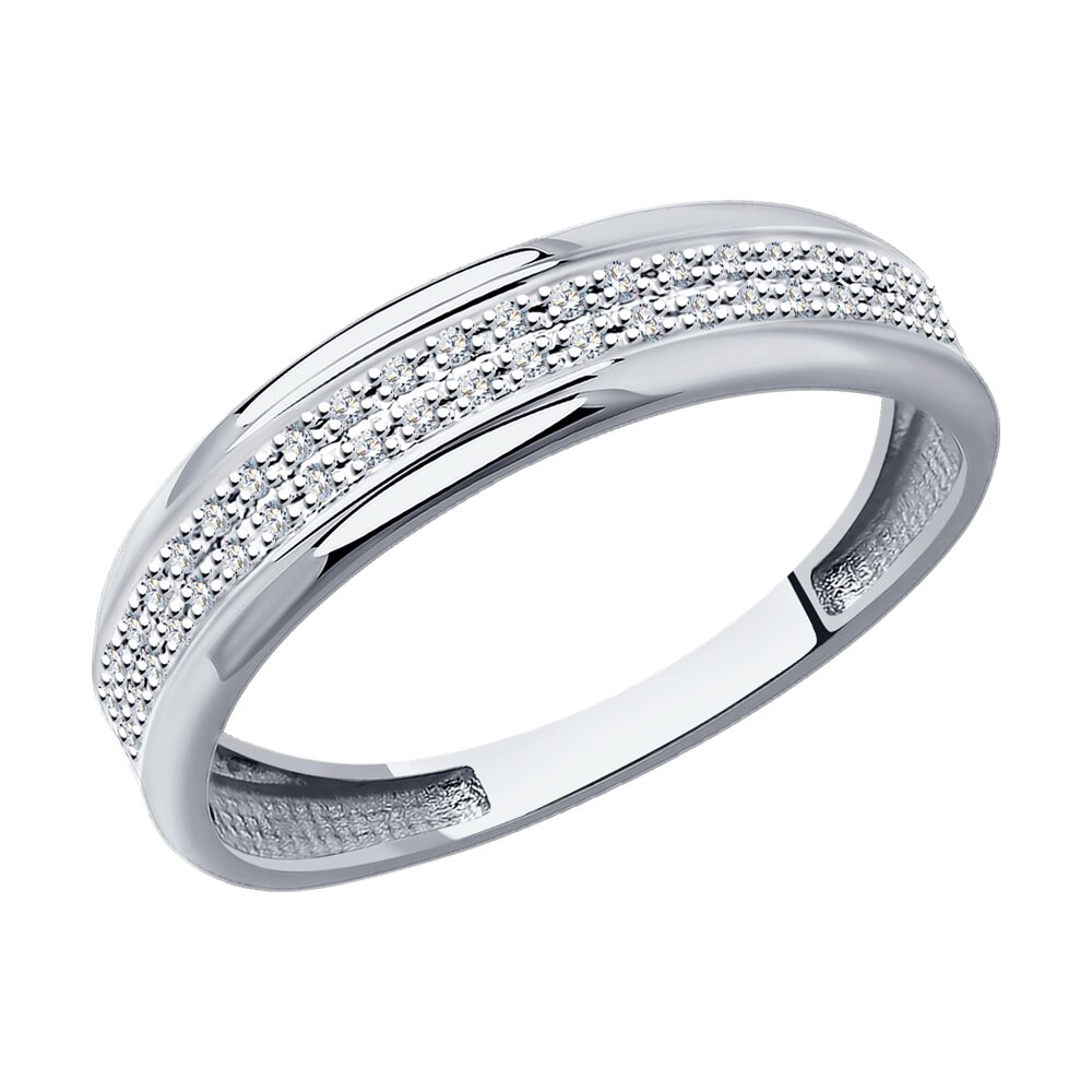 

Кольцо SOKOLOV Diamonds из белого золота с бриллиантами
