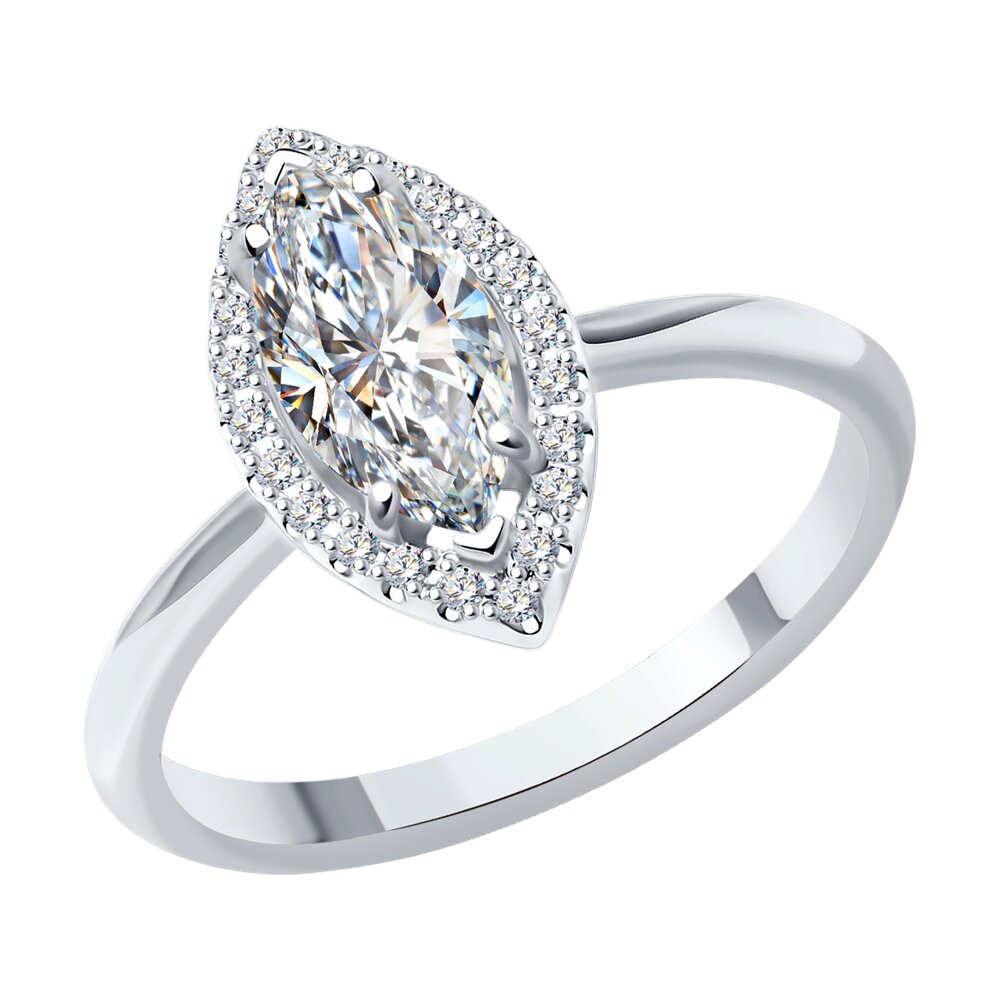 

Кольцо SOKOLOV Diamonds из белого золота с бриллиантами