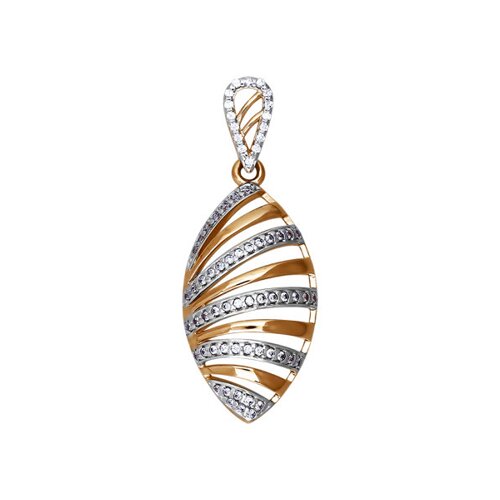 

Подвеска SOKOLOV из золота с фианитами