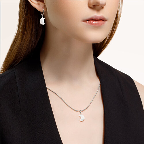 Подвеска из серебра с перламутром - фото 4