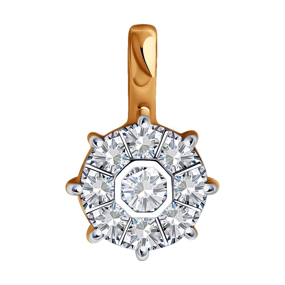 

Подвеска SOKOLOV Diamonds из золота с бриллиантами