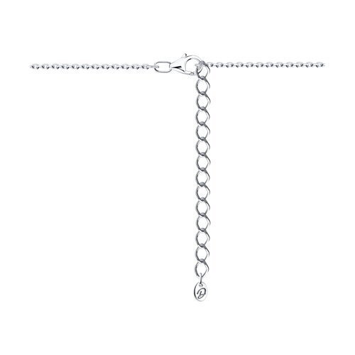 Колье из серебра с фианитами - фото 2