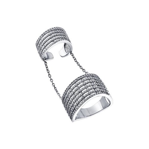 Кольцо на две фаланги SOKOLOV из серебра