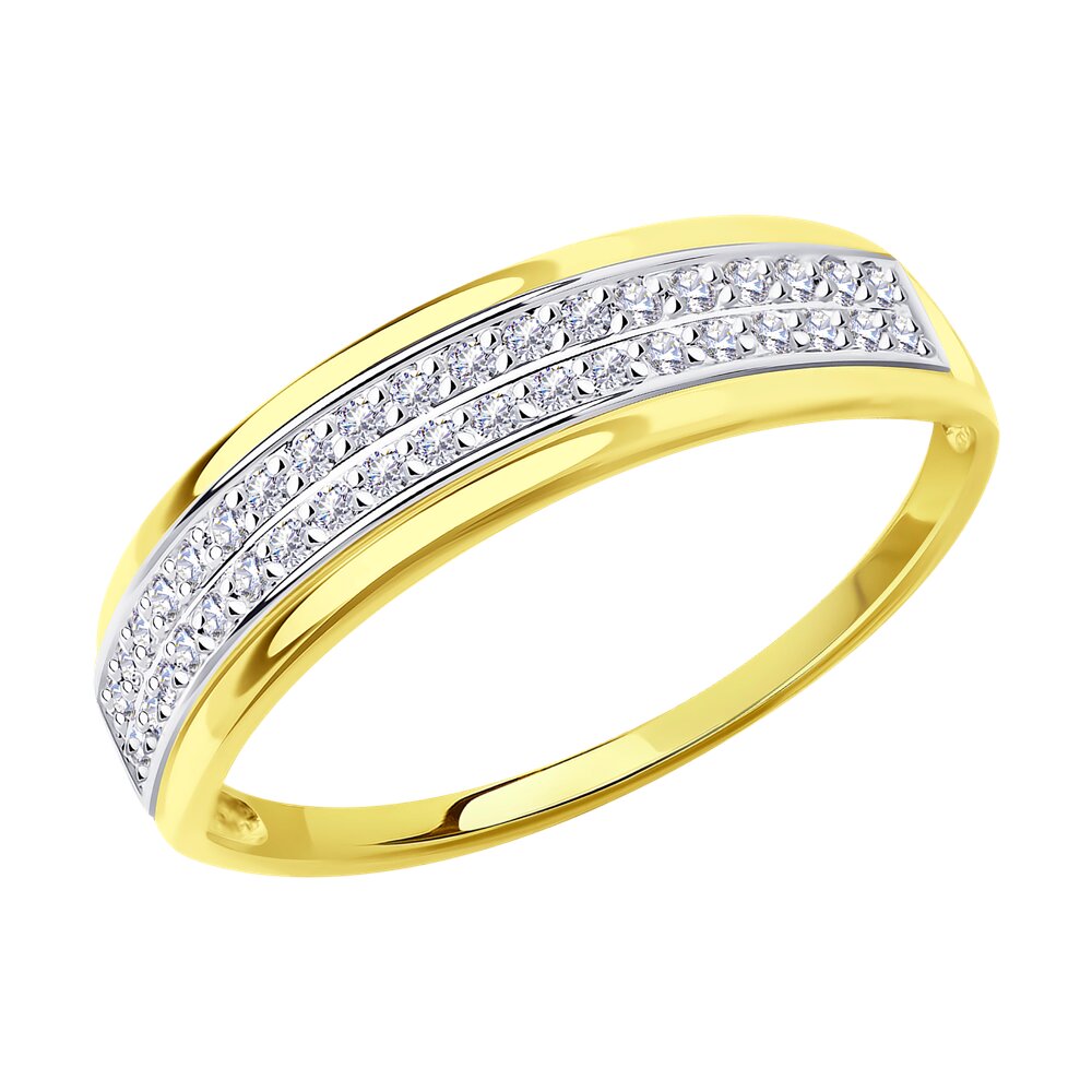 

Кольцо SOKOLOV Diamonds из желтого золота с бриллиантами