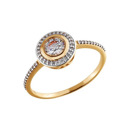 

Кольцо SOKOLOV из золота со swarovski zirconia