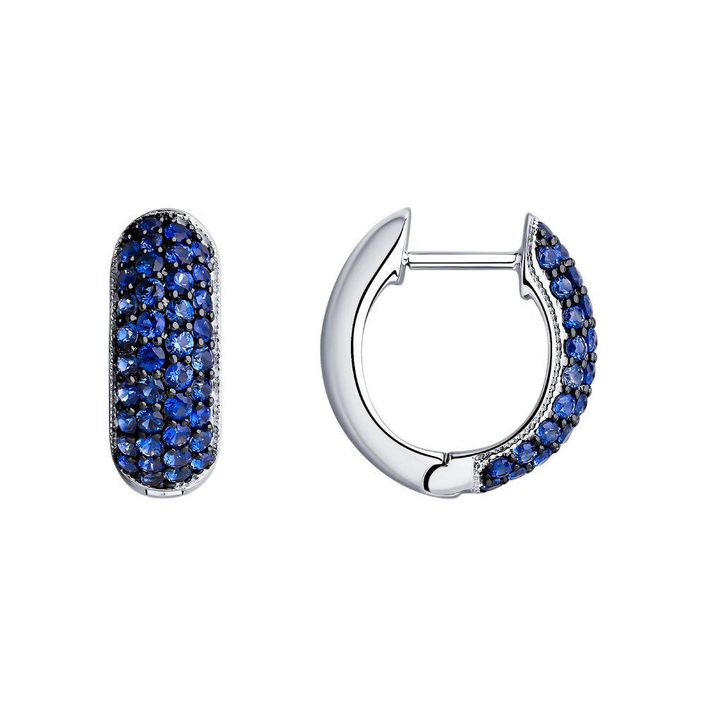 

Серьги SOKOLOV Diamonds из белого золота с сапфирами