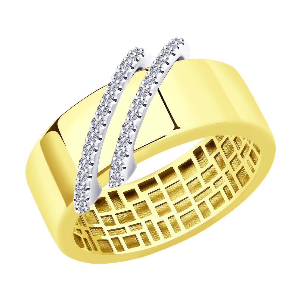 

Кольцо SOKOLOV Diamonds из желтого золота с бриллиантами