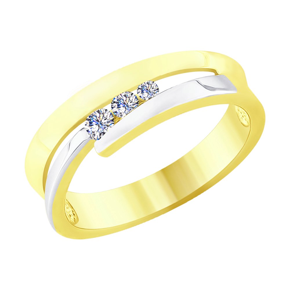 

Кольцо SOKOLOV Diamonds из желтого золота с бриллиантами