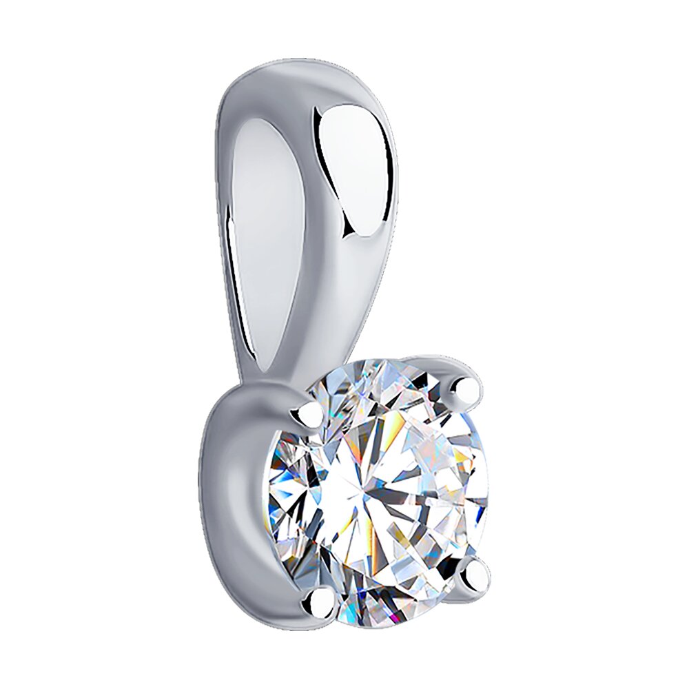 

Подвеска SOKOLOV Diamonds из белого золота с бриллиантом