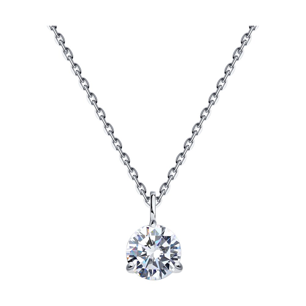 

Колье SOKOLOV Diamonds из белого золота с бриллиантом