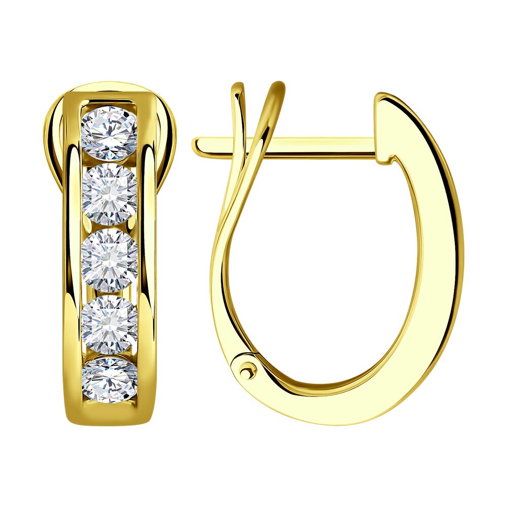 

Серьги SOKOLOV Diamonds из желтого золота с бриллиантами