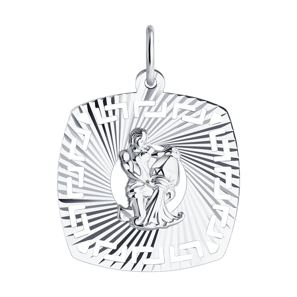 фото Подвеска «знак зодиака водолей» sokolov из серебра