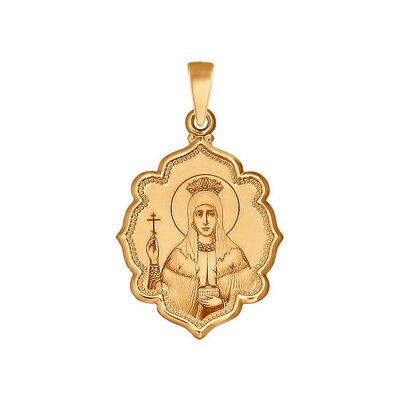 

Иконка SOKOLOV из золота с лазерной обработкой