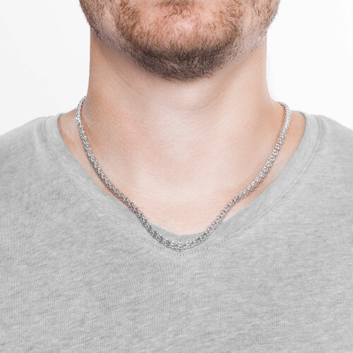 Цепь из серебра с алмазной гранью - фото 3