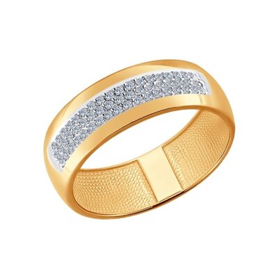 

Обручальное кольцо SOKOLOV Diamonds из золота с бриллиантами