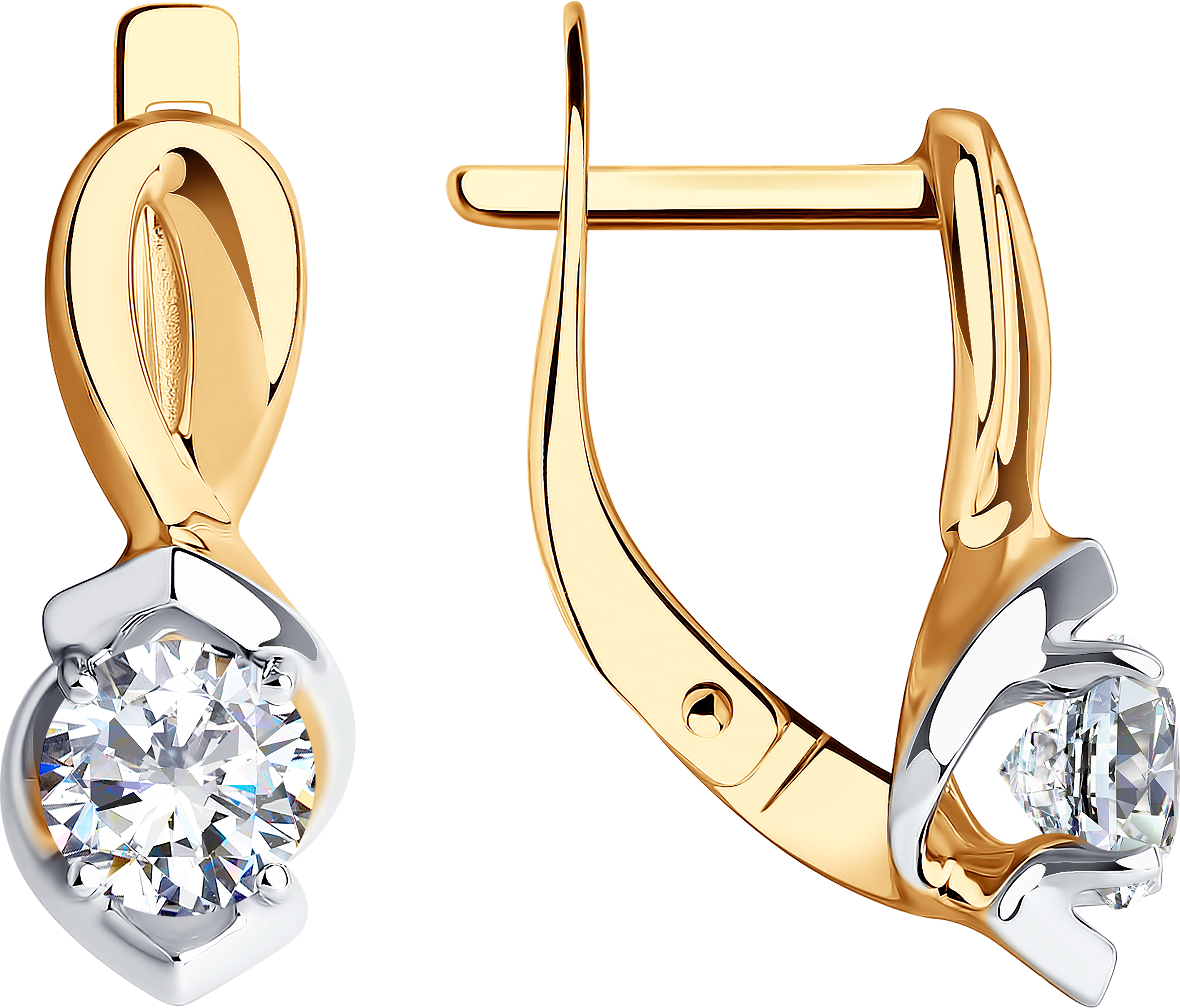 Серьги SOKOLOV из золота с фианитами 22500₽