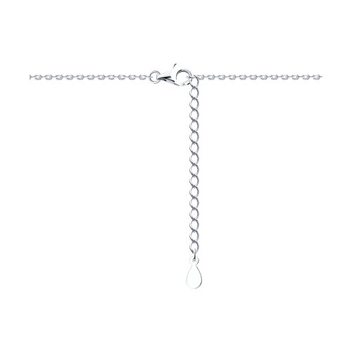 Колье из серебра с фианитом - фото 2