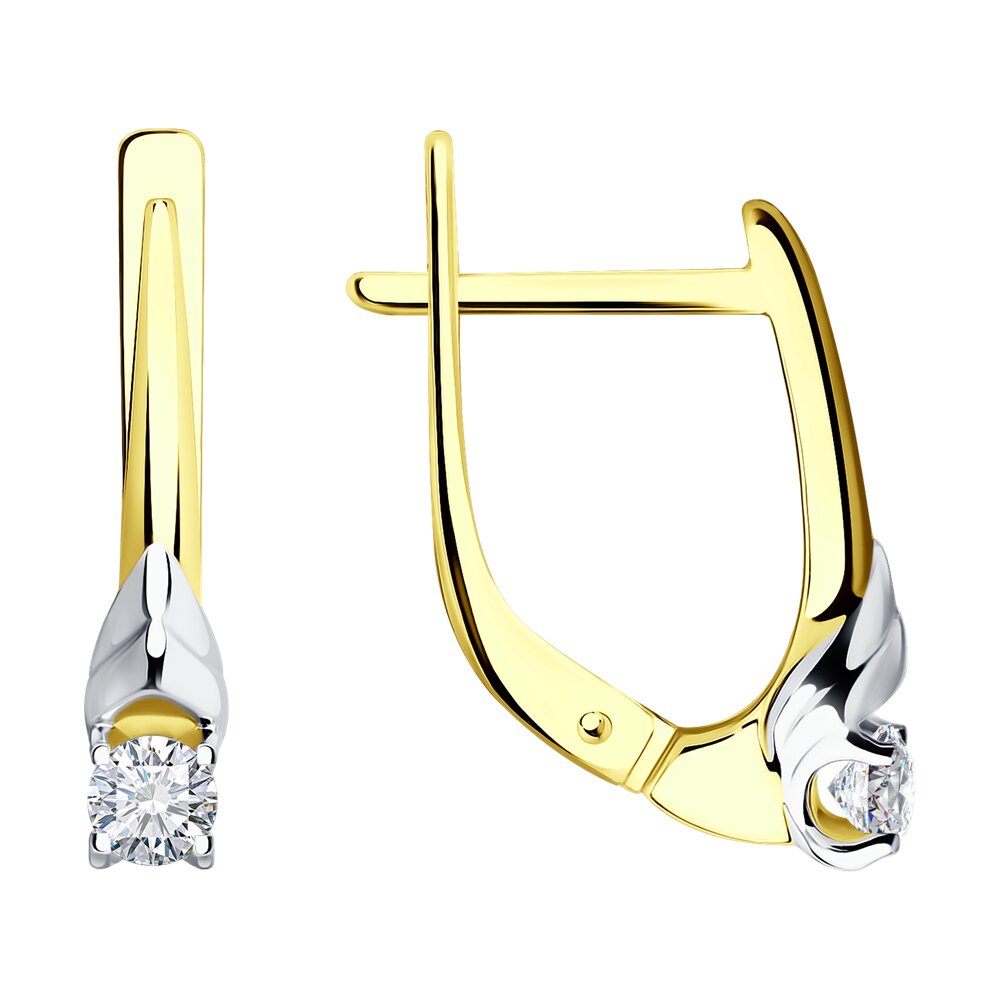 

Серьги SOKOLOV Diamonds из желтого золота с бриллиантами