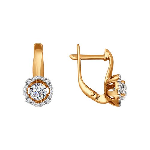 

Серьги SOKOLOV из золота со Swarovski Zirconia