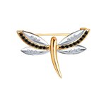 Брошь SOKOLOV Diamonds из золота с бриллиантами 25500₽